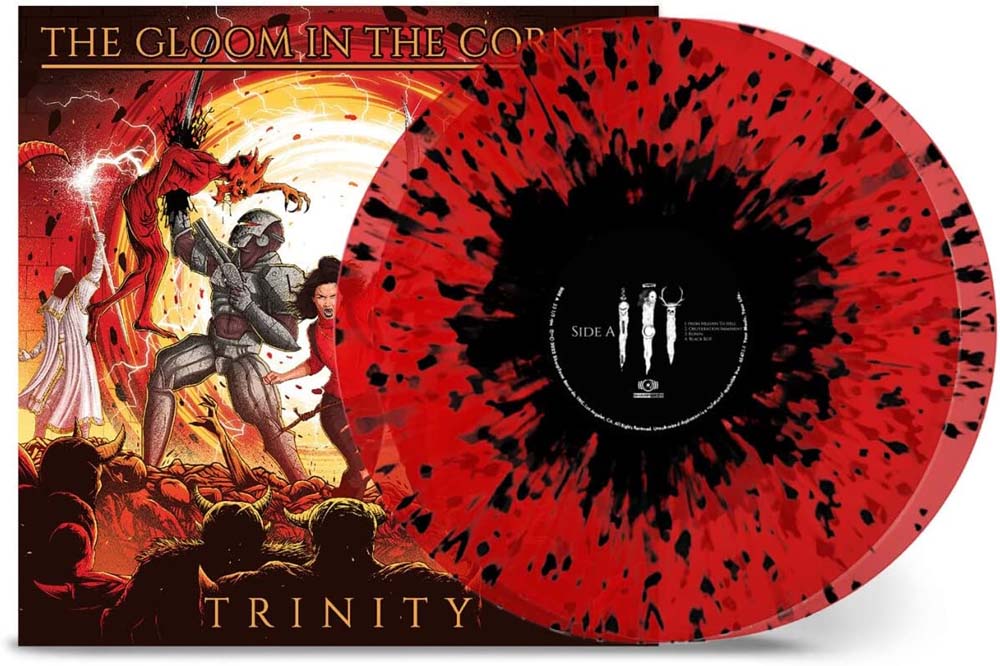 The Gloom In The Corner Trinity Vinyl LP Transparent Red & Black Splatter Colour 2022