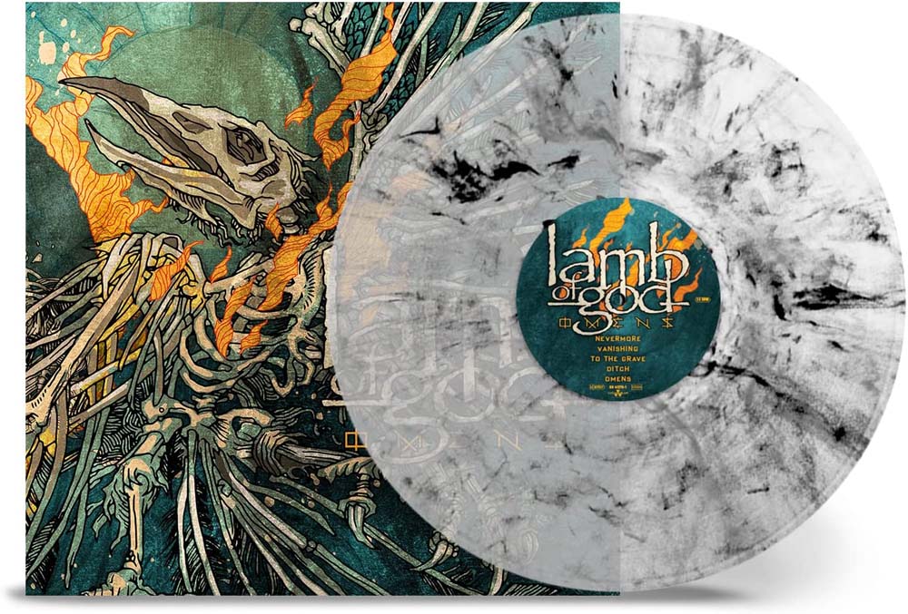 Lamb Of God Omens Vinyl LP Marbled Clear 2022