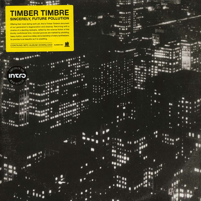 TIMBER TIMBRE Sincerely Future Pollution LP Vinyl NEW