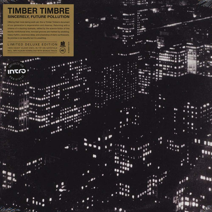 TIMBER TIMBRE Sincerely Future Pollution LP Vinyl NEW Limited Clear