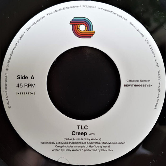 TLC - Creep / Waterfalls 7" Vinyl Single 2020