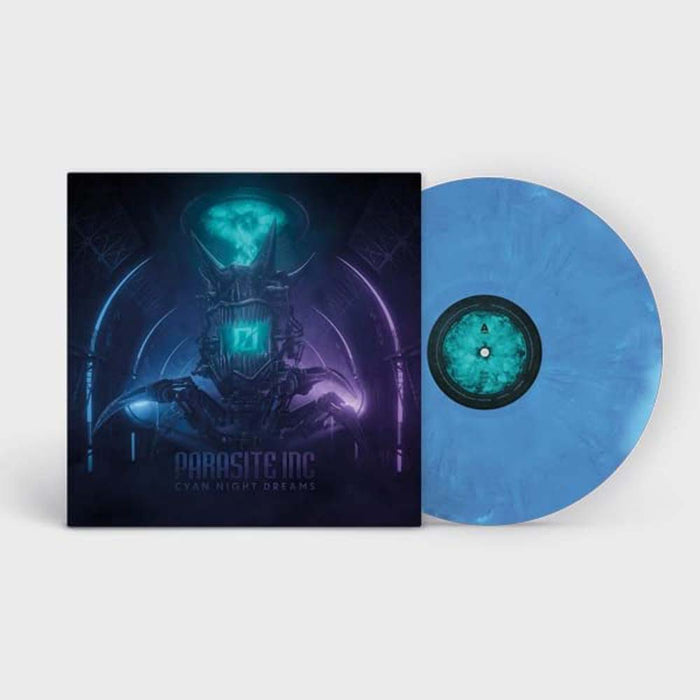 Parasite INC. Cyan Night Dreams Vinyl LP Blue & White Marble Colour 2022