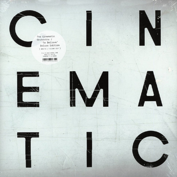 The Cinematic Orchestra To Believe Deluxe White Vinyl LP 2019