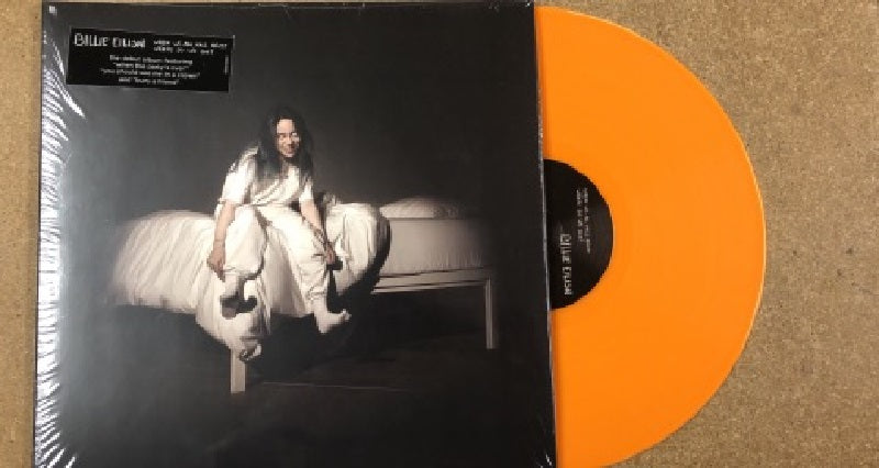 Billie Eilish When We All Fall Asleep Where Do We Go? Limited Orange Vinyl LP 2019