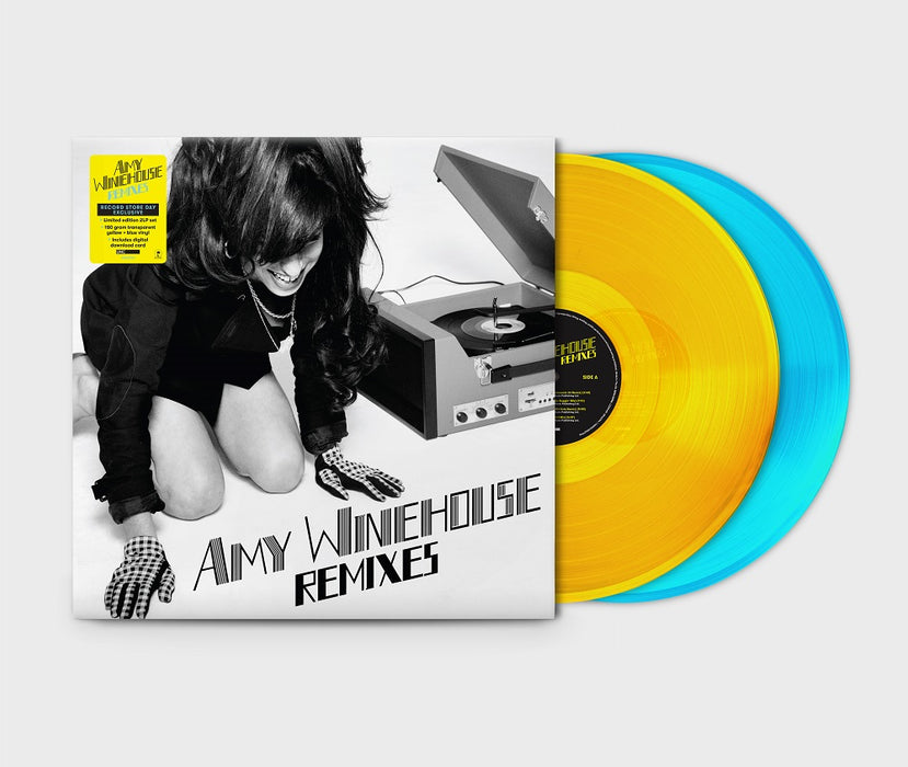 Amy Winehouse Remixes Vinyl LP Blue & Yellow Colour RSD 2021