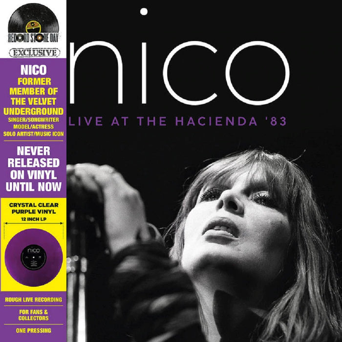 Nico Live at the Hacienda '83 Vinyl LP Clear Purple Colour RSD 2022