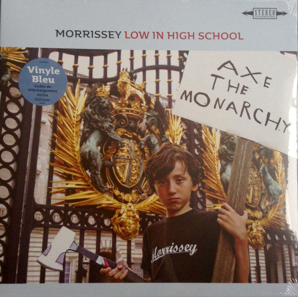 MORRISSEY Low In High School LP Blue Vinyl French Language Import NEW 2017