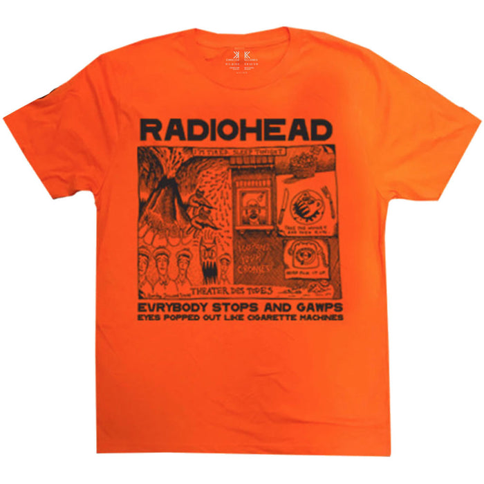 Radiohead Gawps Orange X-Large Unisex T-shirt