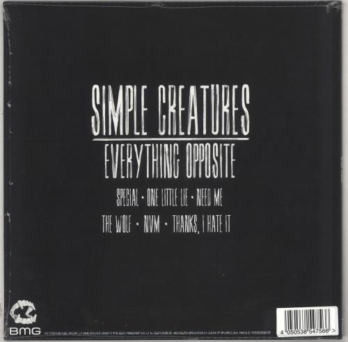 Simple Creatures - Everything Opposite RSD Black & White Vinyl LP New 2019