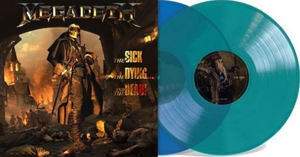 Megadeth The Sick, The Dying And The Dead! Vinyl LP Blue / Green 2022