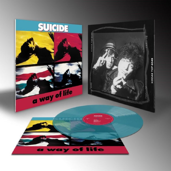 Suicide A Way Of Life Vinyl LP Transparent Blue Colour 2023