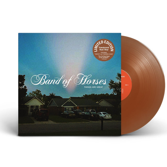 Band Of Horses Things Are Great Vinyl LP Translucent Rust Colour 2022