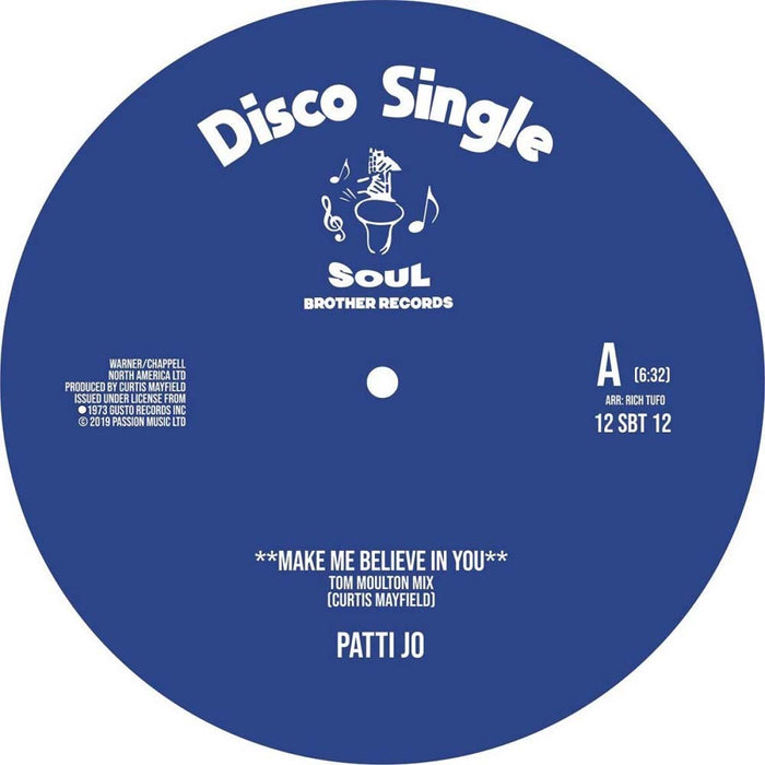 Patti Jo - Make Me Believe In You Vinyl Single 2020