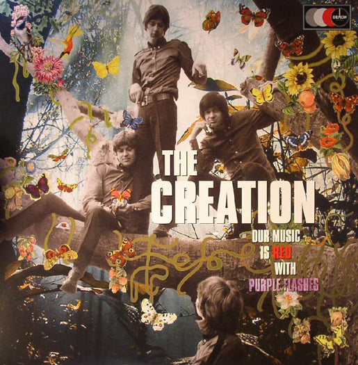 CREATION OUR MUSIC IS RED WITH PURPLE FLASHES LP VINYL 180GM NEW