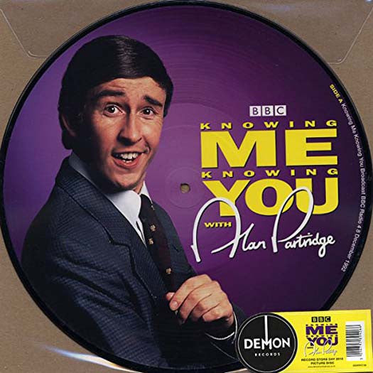 Alan Partridge Knowing Me Knowing You 12" Vinyl Single Picture Disc 2016