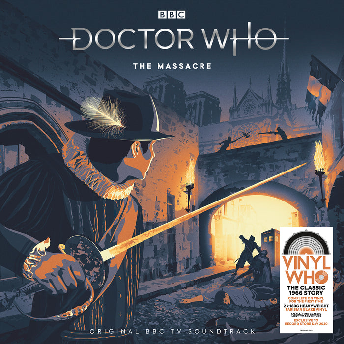 Doctor Who - The Massacre Vinyl LP Parisian Blaze Heavyweight RSD Aug 2020