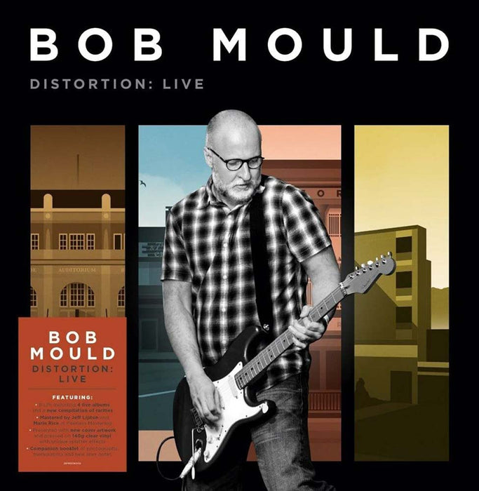 Bob Mould Distortion: Live Vinyl LP Box Set Clear Splatter Colour 2021