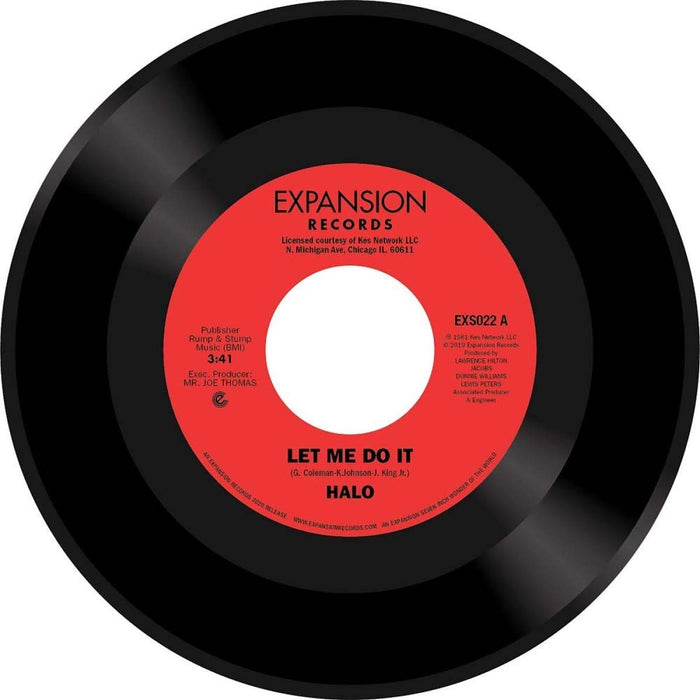 Halo Let Me Do It Vinyl 7" Single 2020