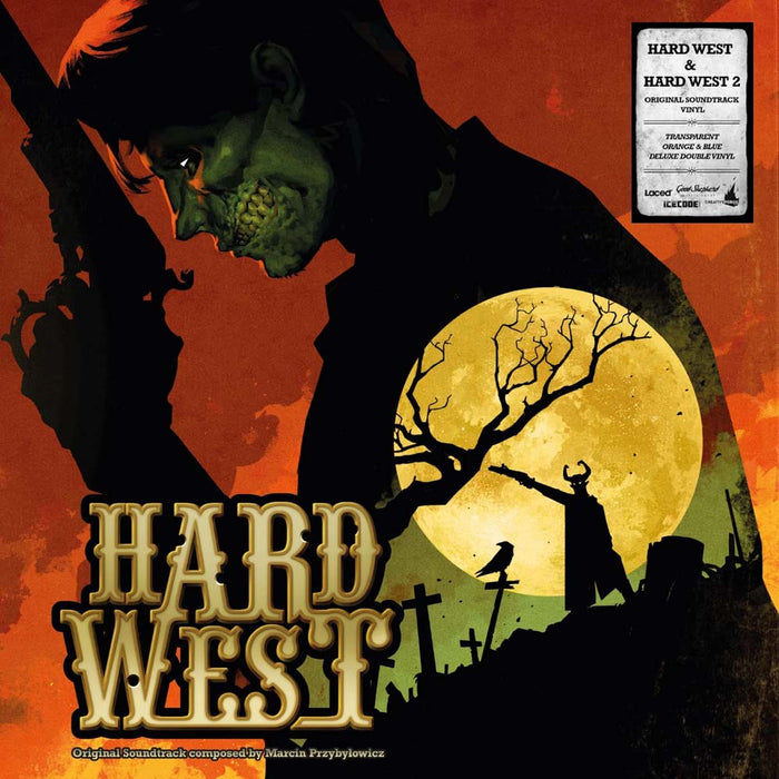 Marcin Przybyowicz & Jason Graves Hard West & Hard West 2 Vinyl LP Orange & Blue Transparent Colour 2023