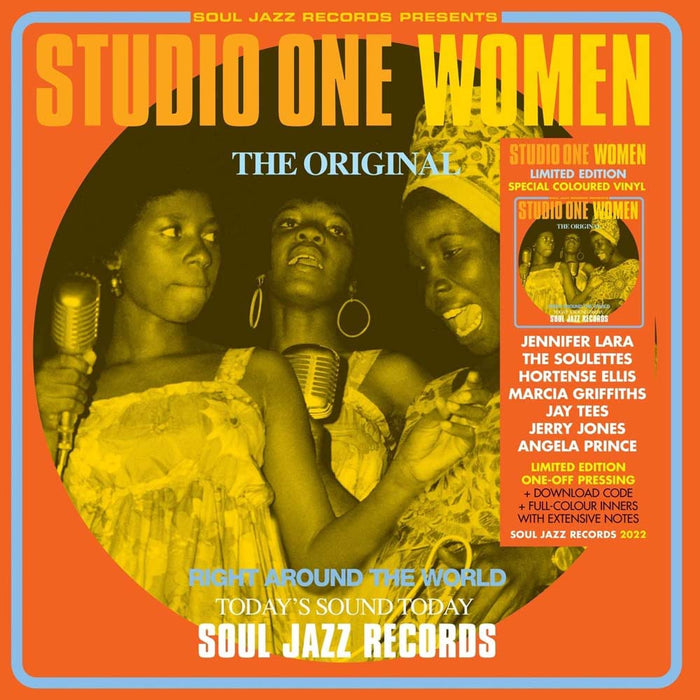 Soul Jazz Records Presents Studio One Women Vinyl LP Yellow Colour 2022