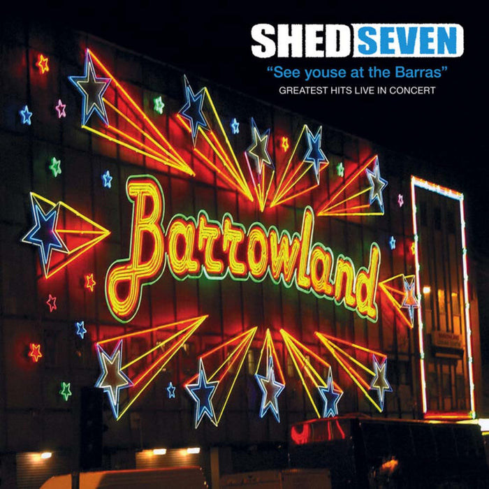 Shed Seven See Youse At The Barras Vinyl LP Red Colour 2022