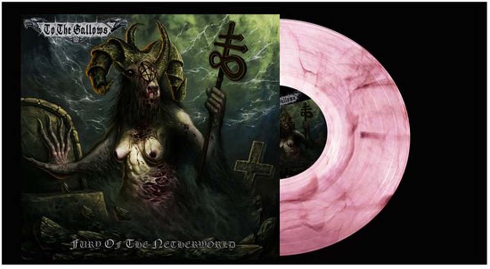 To The Gallows Fury Of The Netherworld Vinyl LP Clear Smoked Pink Colour 2022