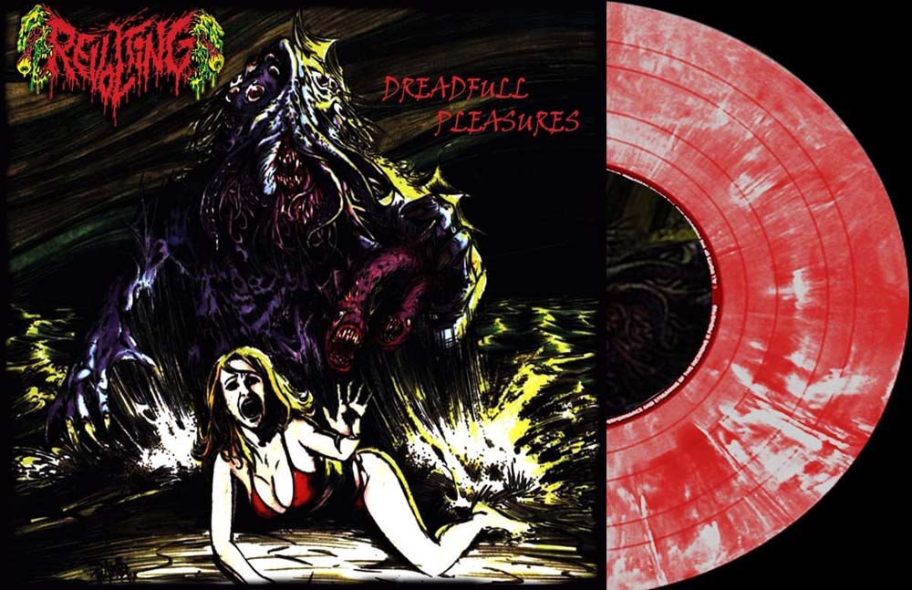 Revolting Dreadful Pleasures Vinyl LP Clear Red Smoked Colour 2023