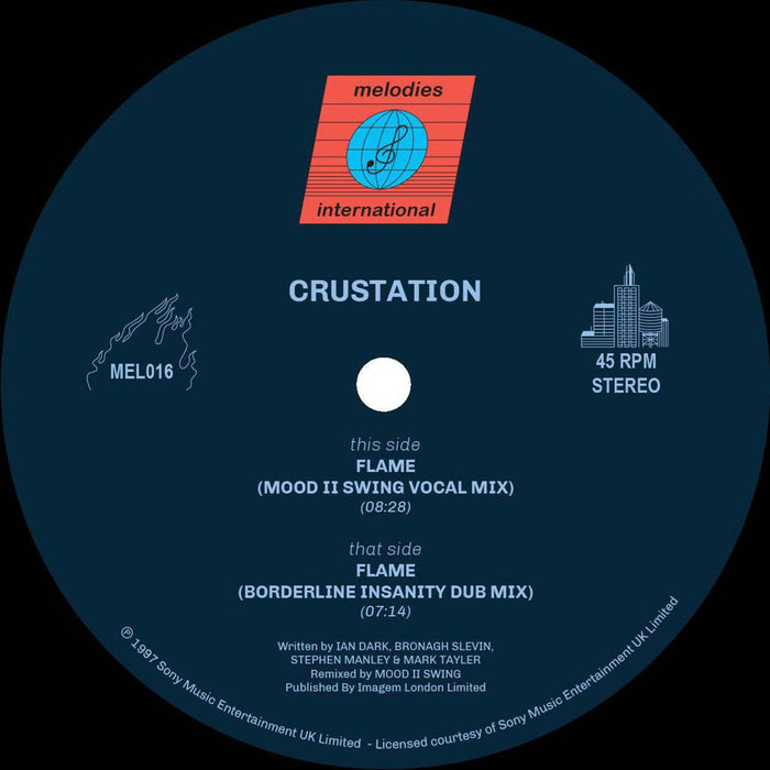 Crustation Flame Mood II Swing Remixes 12" Vinyl EP New 2019