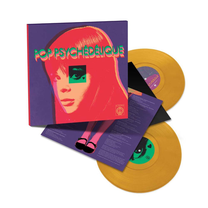 Pop Psychedelique Best Of French Psychedelic Pop Vinyl LP Yellow Colour 2022