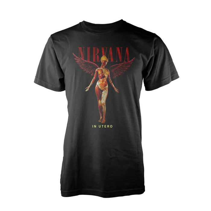 NIRVANA In Utero MENS Black Size XL T-SHIRT NEW