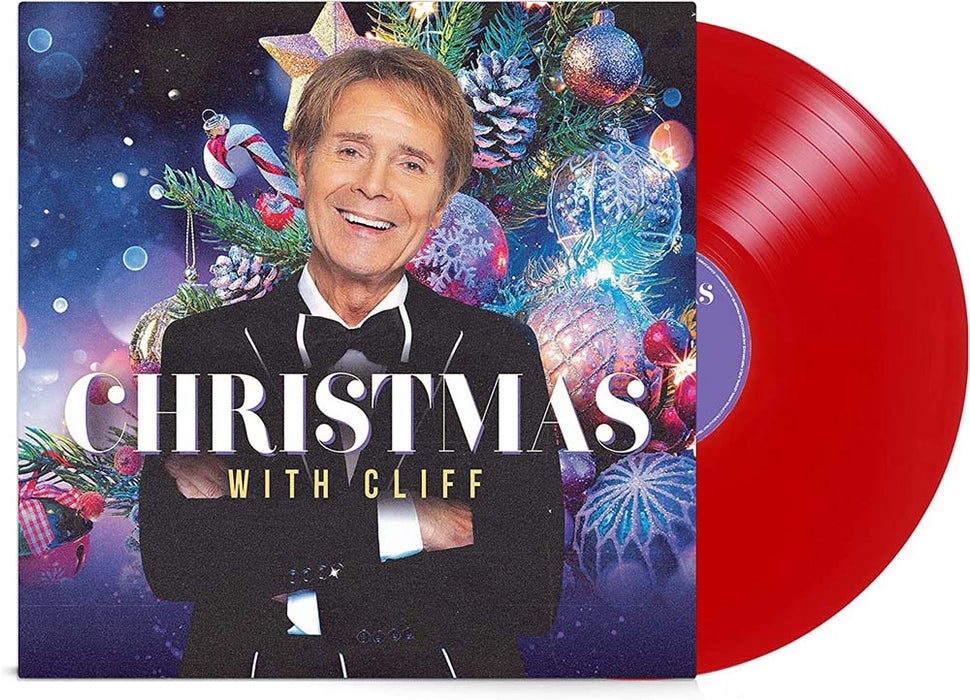 Cliff Richard Christmas With Cliff Vinyl LP Red Colour 2022