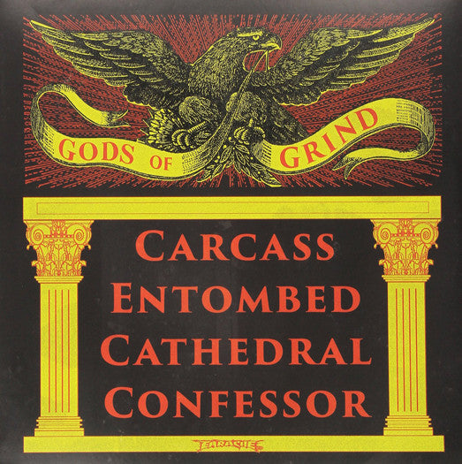 Carcass Entombed Cathedral Confessor Gods Of Grind LP Vinyl New