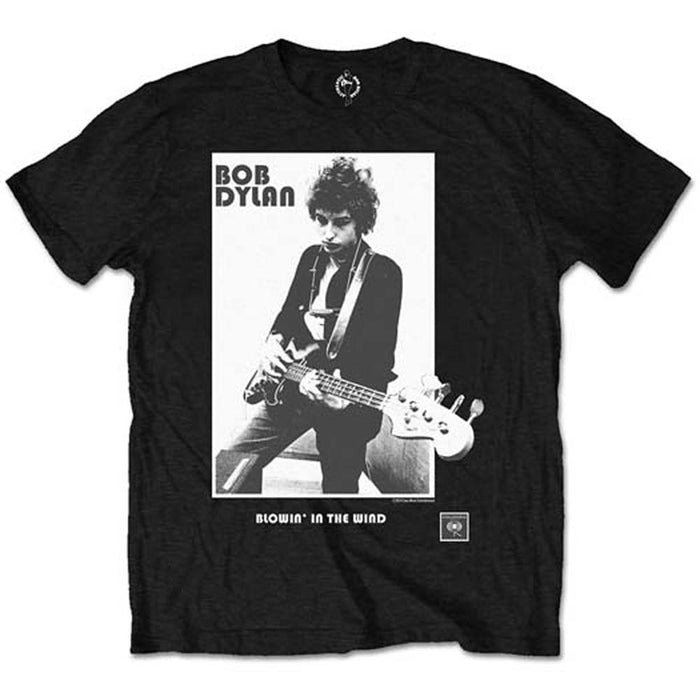 BOB DYLAN Blowing In The Wind MENS Black SIZE LARGE T-SHIRT NEW