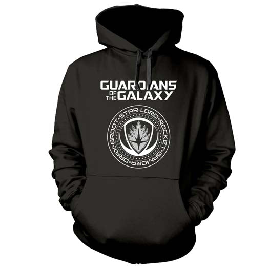 Marvel GUARDIANS OF THE GALAXY Vol 2 Seal MENS Black Size LARGE HOODIE NEW