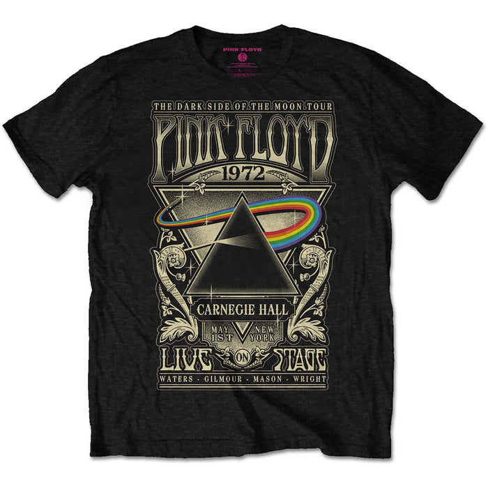 Pink Floyd Dark Side Of The Moon Tour Carnegie Hall Black Medium Unisex T-Shirt