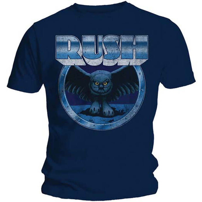 RUSH Fly By Night Vignette MENS Navy SIZE XXL T-SHIRT NEW