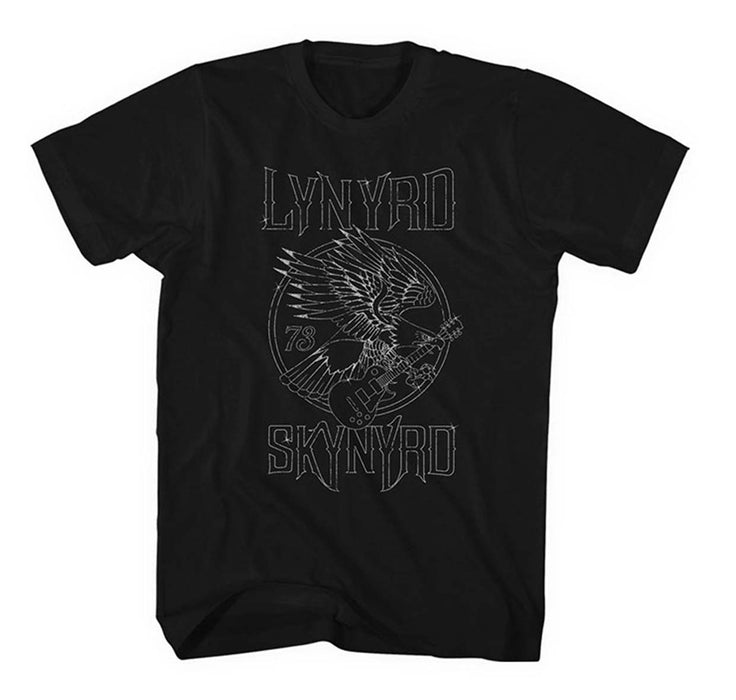 LYNYRD SKYNYRD Eagle Guitar 73 MENS Black XXL T-Shirt NEW