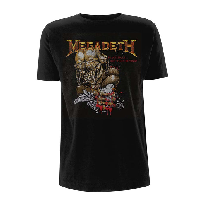 MEGADETH Peace Sells But Who's Buying MENS Black SMALL T-Shirt NEW