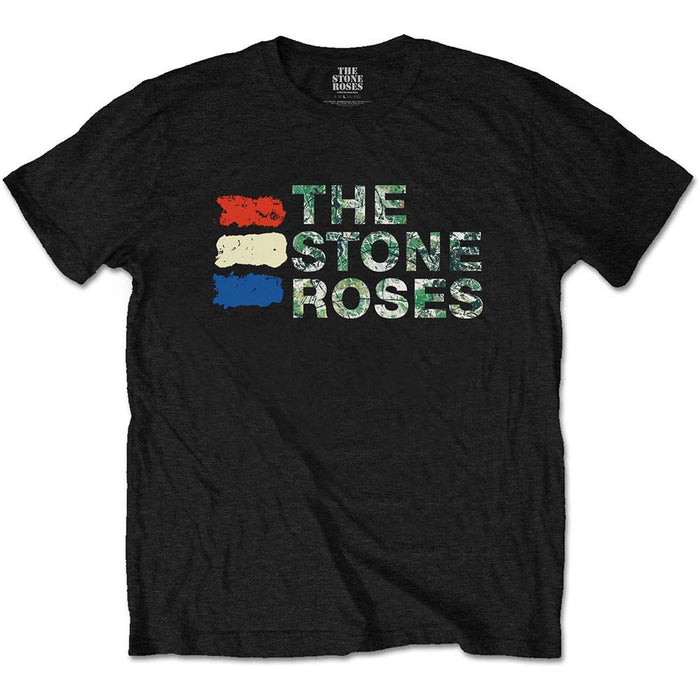The Stone Roses Three Colours MENS Black Small T-Shirt New