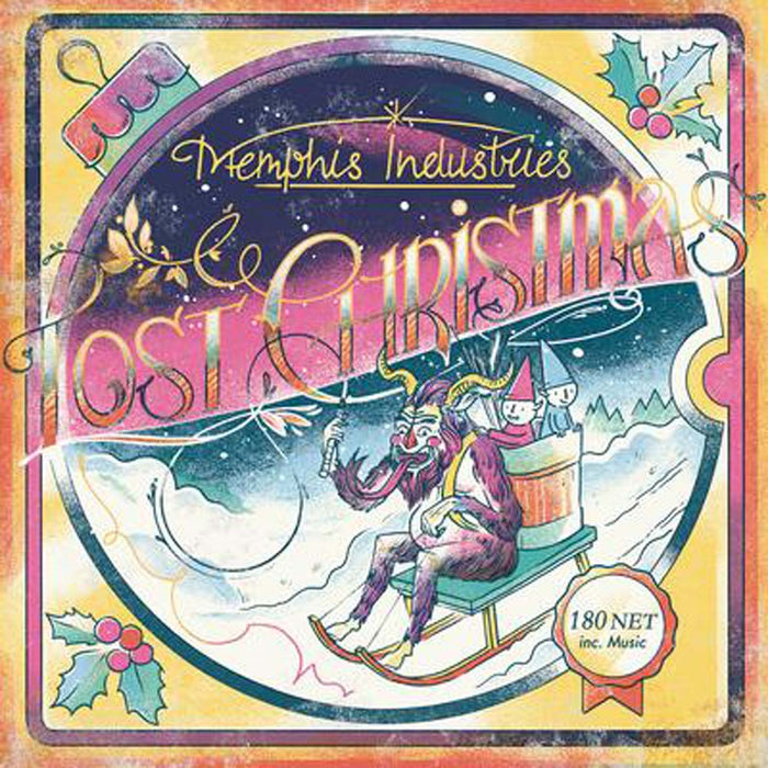 Lost Christmas: A Festive Memphis Industries Selection Box Vinyl LP Red, Gold And Green Colour 2021