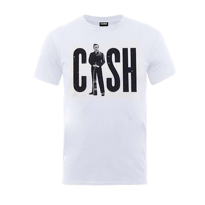 JOHNNY CASH Standing Cash MENS White XXL T-Shirt NEW