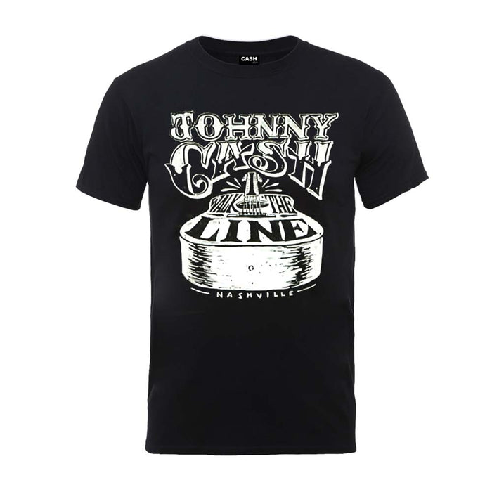 JOHNNY CASH Walk The Line MENS Black LARGE T-Shirt NEW