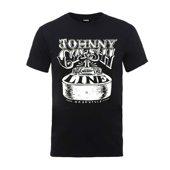 JOHNNY CASH Walk The Line MENS Black XL T-Shirt NEW