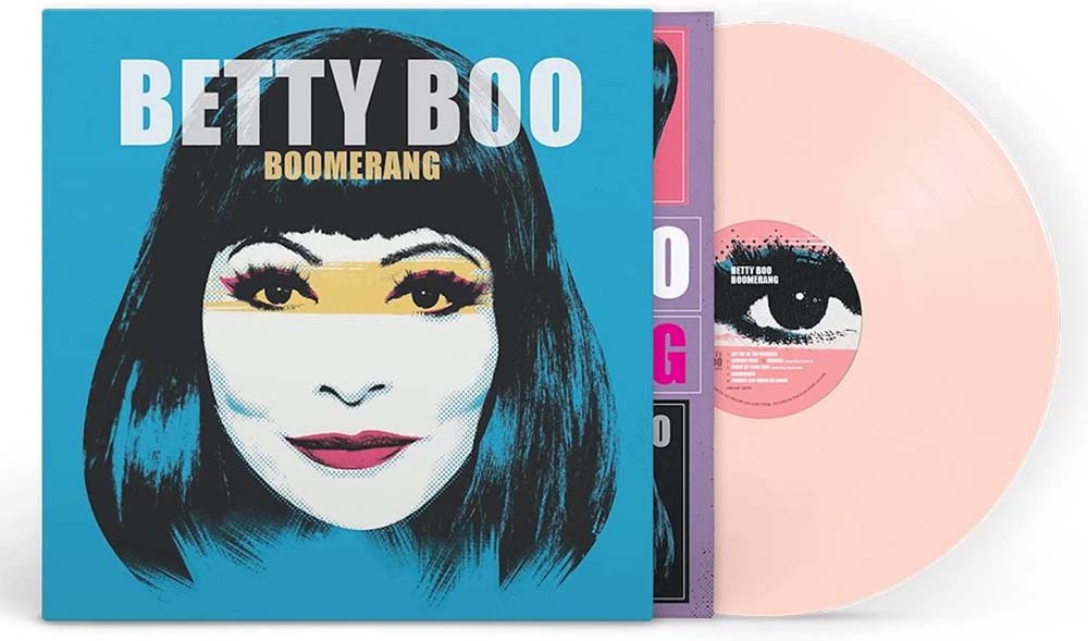 Betty Boo Boomerang Vinyl LP Pink Colour + Sticker Sheet 2022