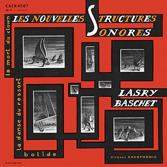 Lasry-Baschet Les Nouvelles Structures Sonores Vinyl 7" Single 2018