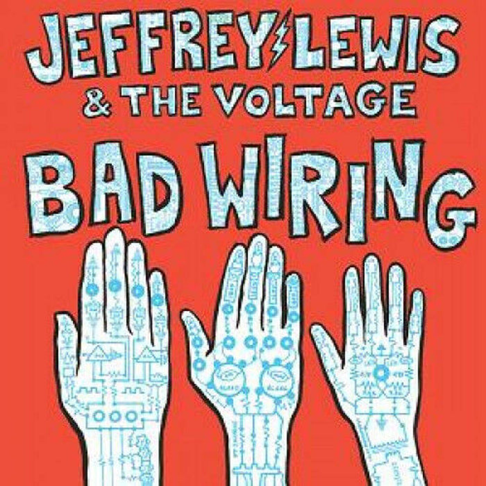 Jeffrey Lewis & Voltage - Bad Wiring Vinyl LP Indies Poppy Red Colour 2019