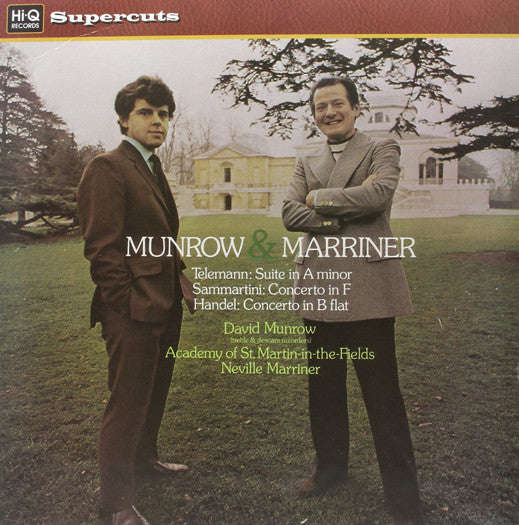 MUNROW MARRINER ACADEMY ST MARTININ FIELDS TELEMANN LP VINYL 33RPM NEW