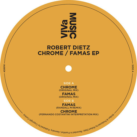 ROBERT DIETZ CHROME FAMAS EP (UK) LP VINYL NEW (US) 33RPM