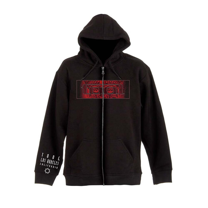 TOOL Red Face MENS Black XL Zipped Hoodie NEW