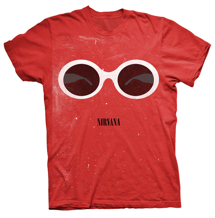 NIRVANA Red Sunglasses MENS Red XXL T-Shirt NEW